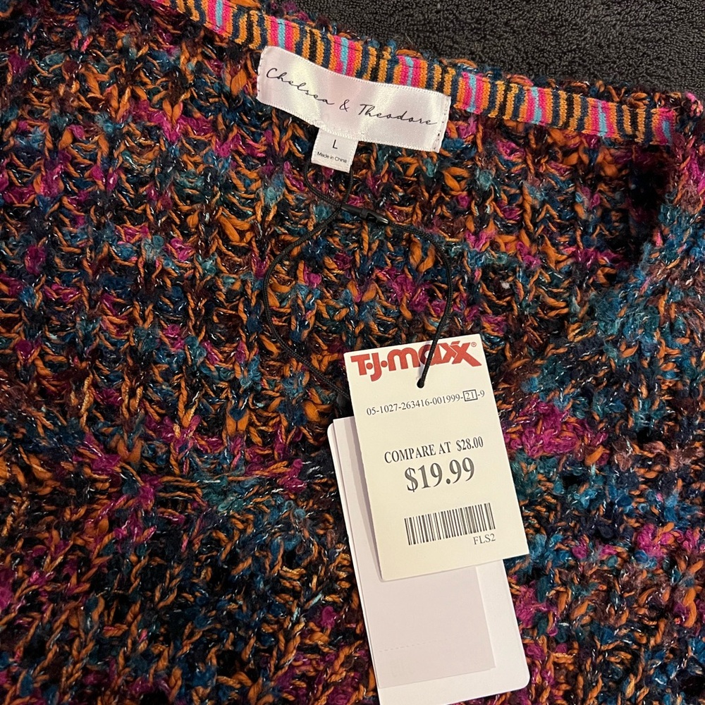 Crop top knit sweater